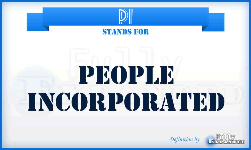 PI - People Incorporated