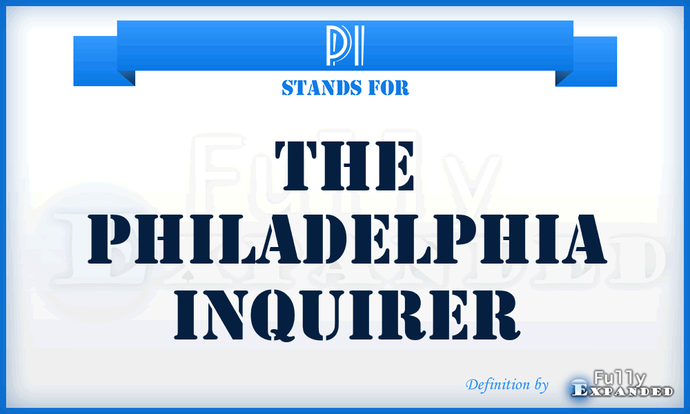 PI - The Philadelphia Inquirer