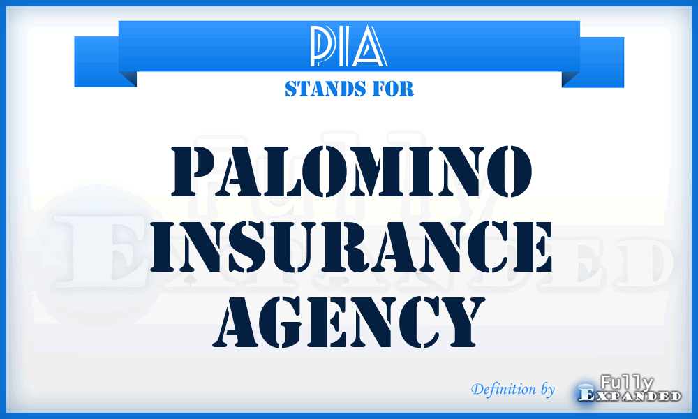 PIA - Palomino Insurance Agency