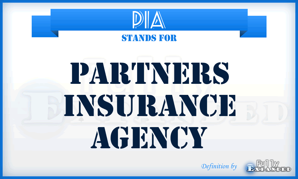 PIA - Partners Insurance Agency