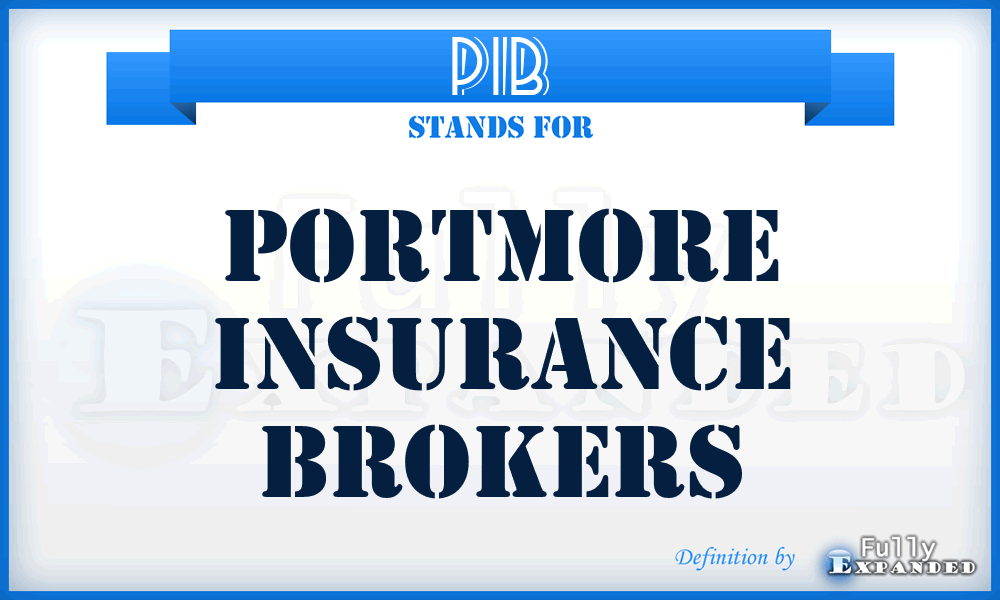 PIB - Portmore Insurance Brokers