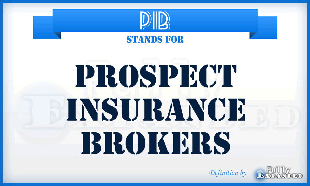 PIB - Prospect Insurance Brokers