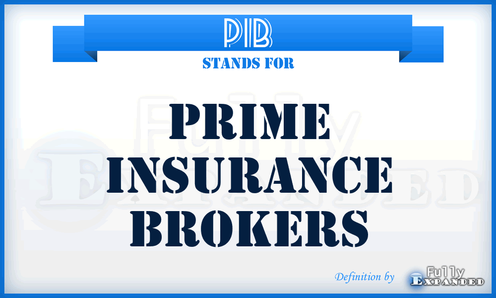 PIB - Prime Insurance Brokers