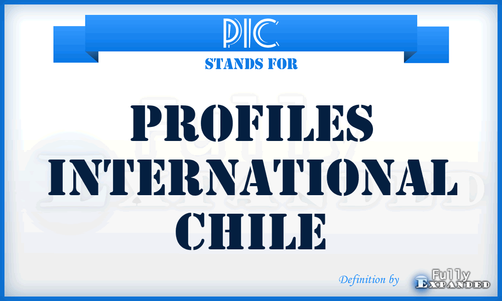 PIC - Profiles International Chile