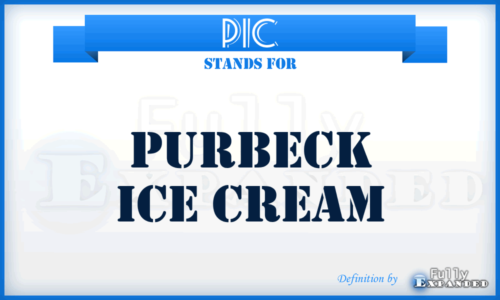 PIC - Purbeck Ice Cream