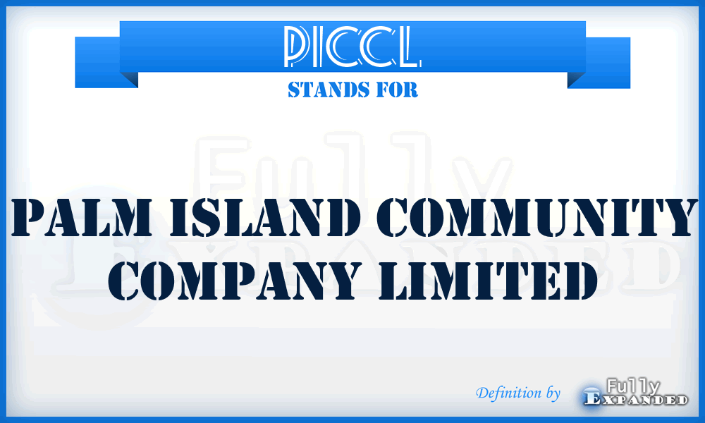 PICCL - Palm Island Community Company Limited