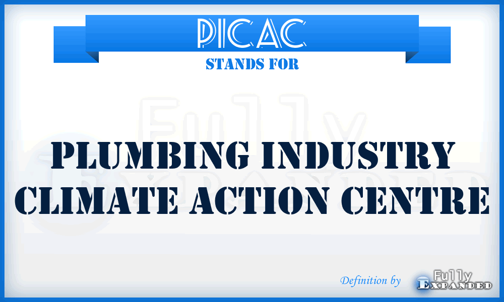 PICAC - Plumbing Industry Climate Action Centre