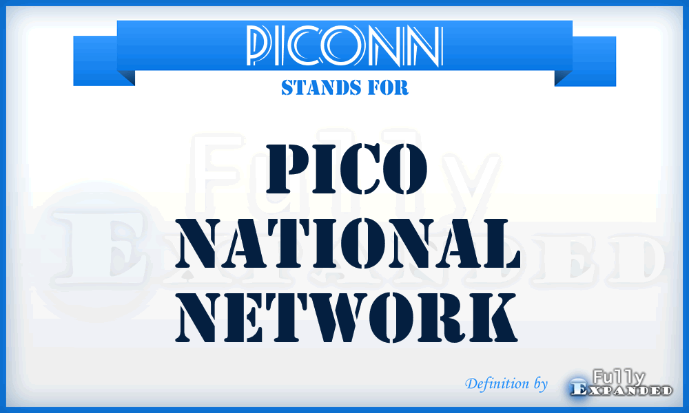 PICONN - PICO National Network