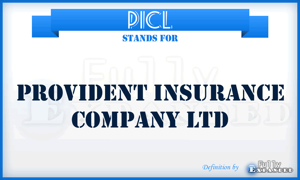 PICL - Provident Insurance Company Ltd