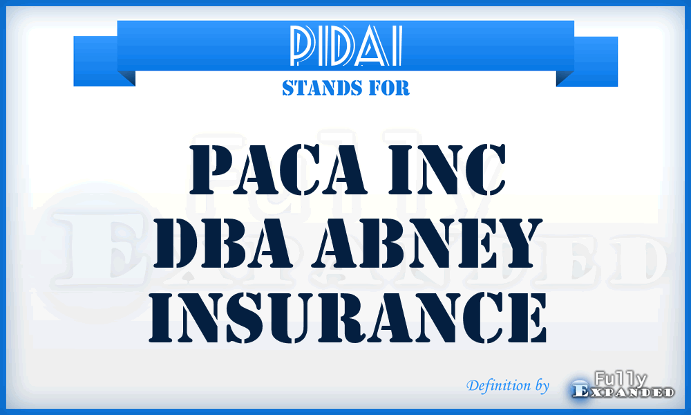 PIDAI - Paca Inc Dba Abney Insurance