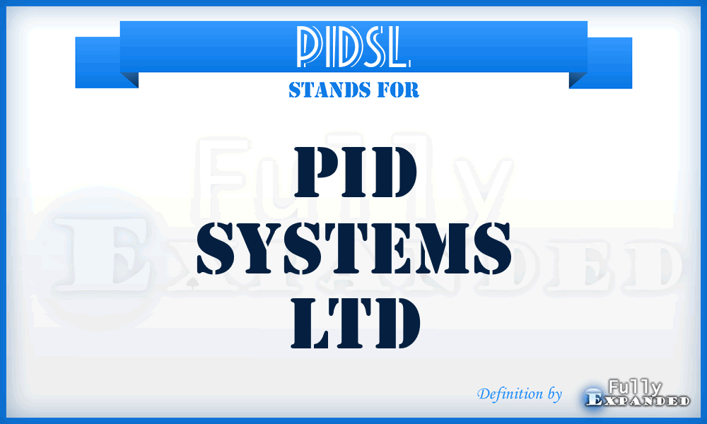 PIDSL - PID Systems Ltd