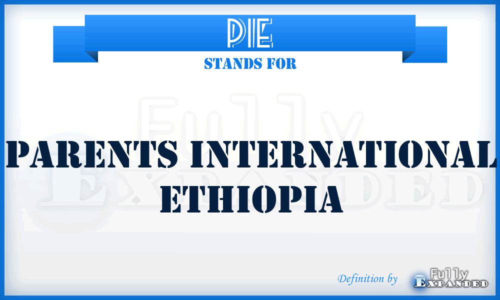 PIE - Parents International Ethiopia