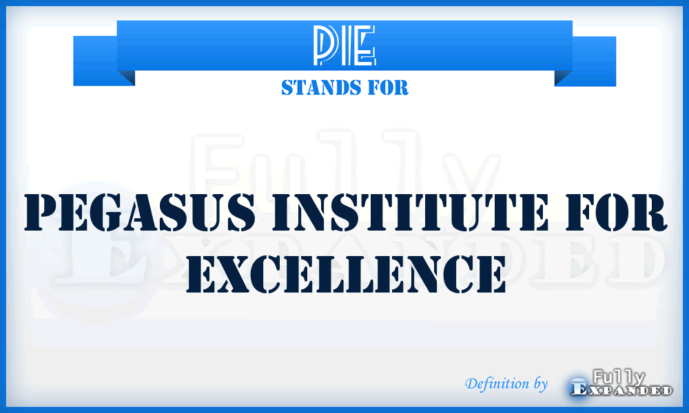 PIE - Pegasus Institute for Excellence