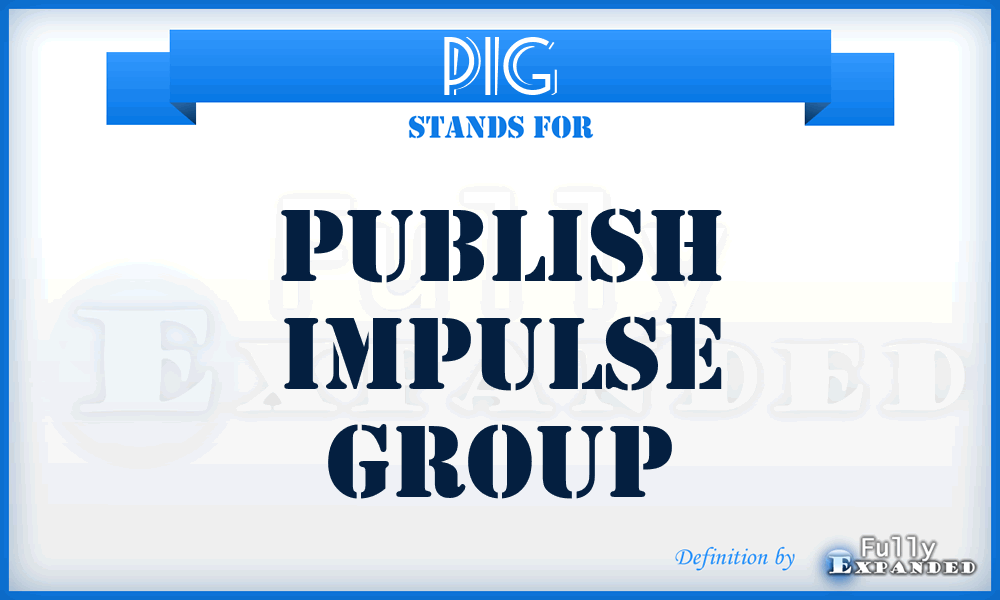 PIG - Publish Impulse Group