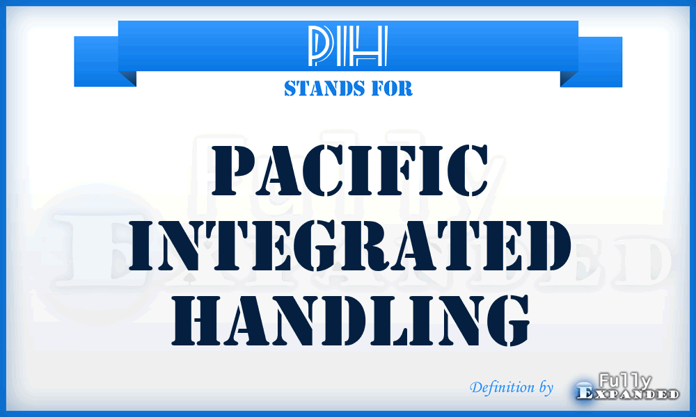 PIH - Pacific Integrated Handling