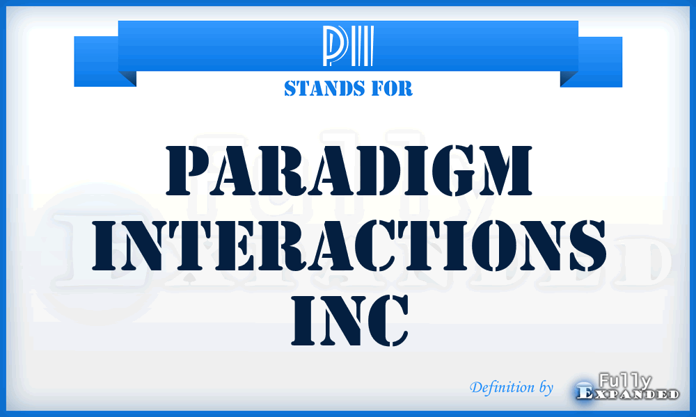 PII - Paradigm Interactions Inc