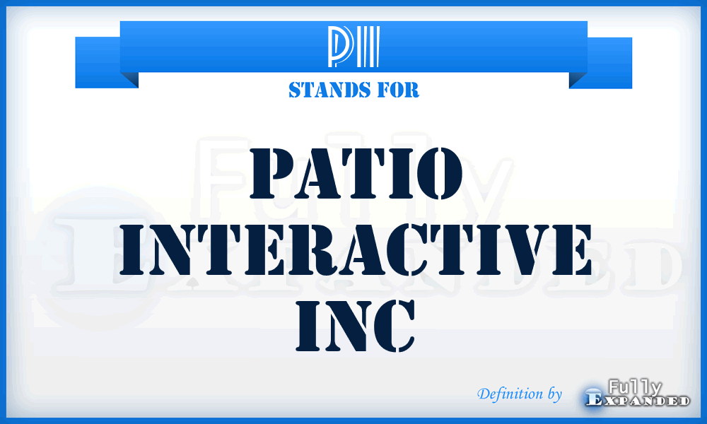 PII - Patio Interactive Inc