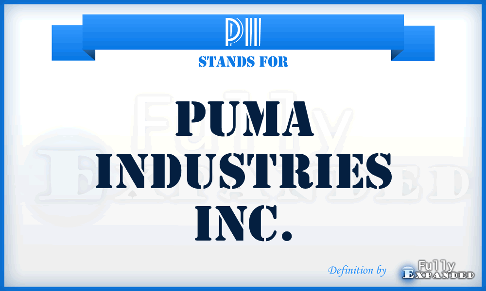 PII - Puma Industries Inc.