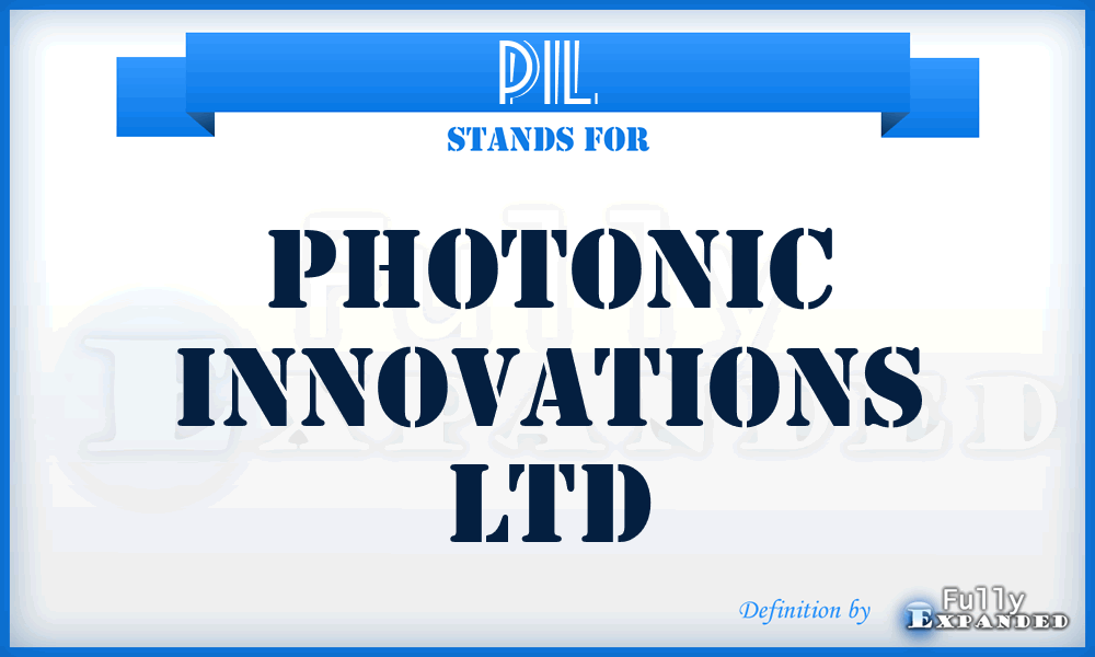 PIL - Photonic Innovations Ltd