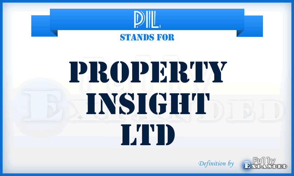 PIL - Property Insight Ltd