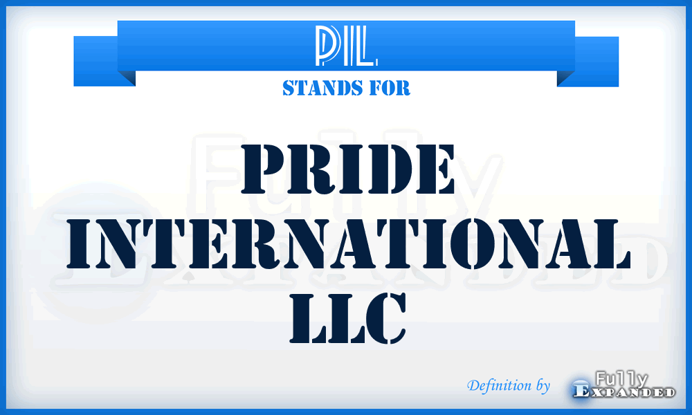 PIL - Pride International LLC