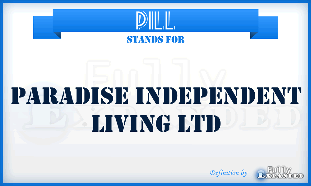 PILL - Paradise Independent Living Ltd
