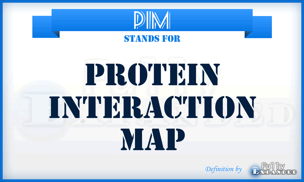 PIM - Protein Interaction Map