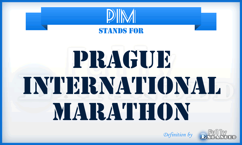 PIM - Prague International Marathon
