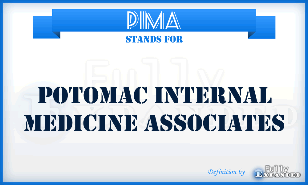PIMA - Potomac Internal Medicine Associates