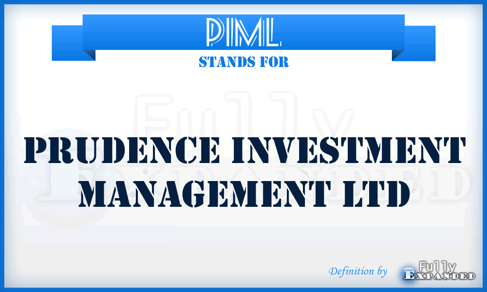 PIML - Prudence Investment Management Ltd