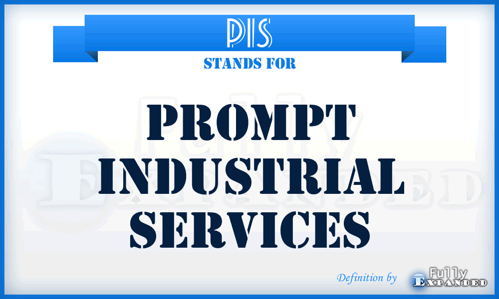 PIS - Prompt Industrial Services