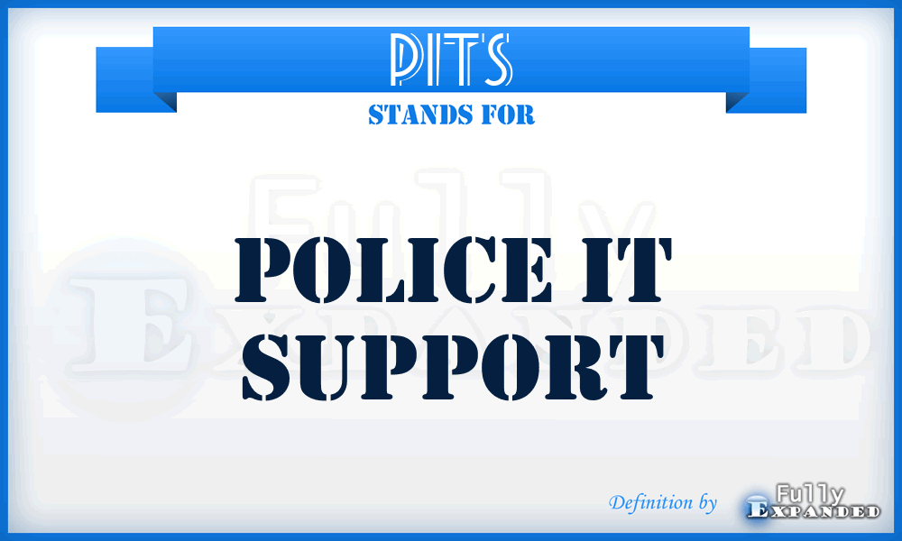 PITS - Police IT Support
