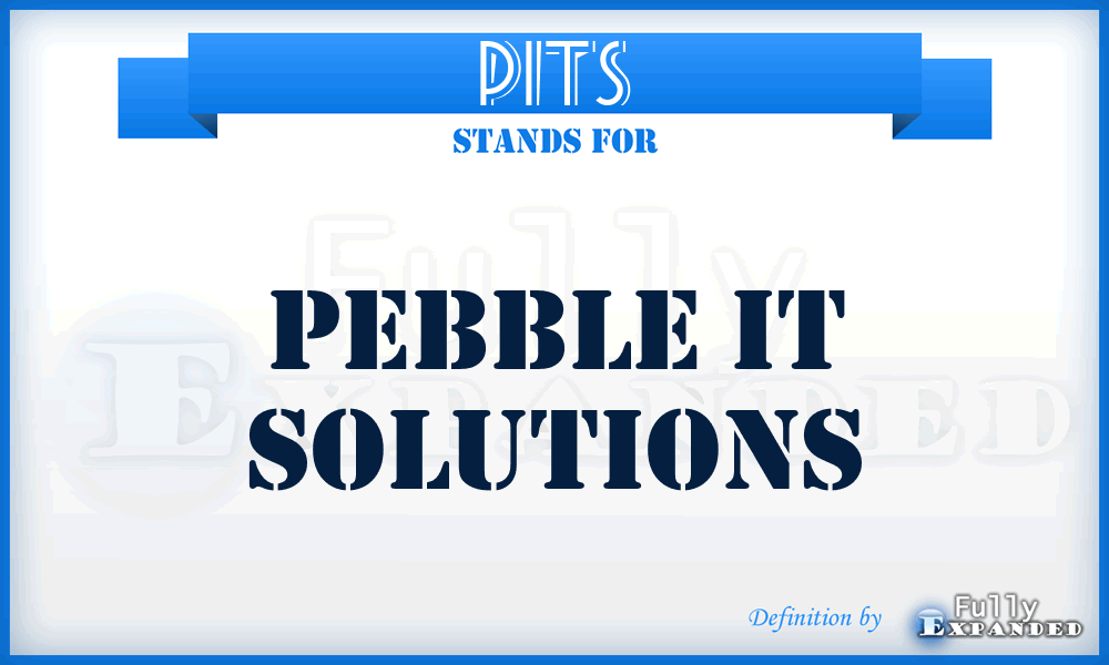 PITS - Pebble IT Solutions