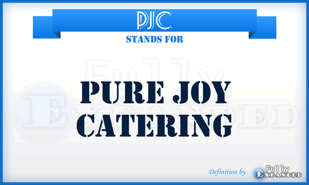 PJC - Pure Joy Catering