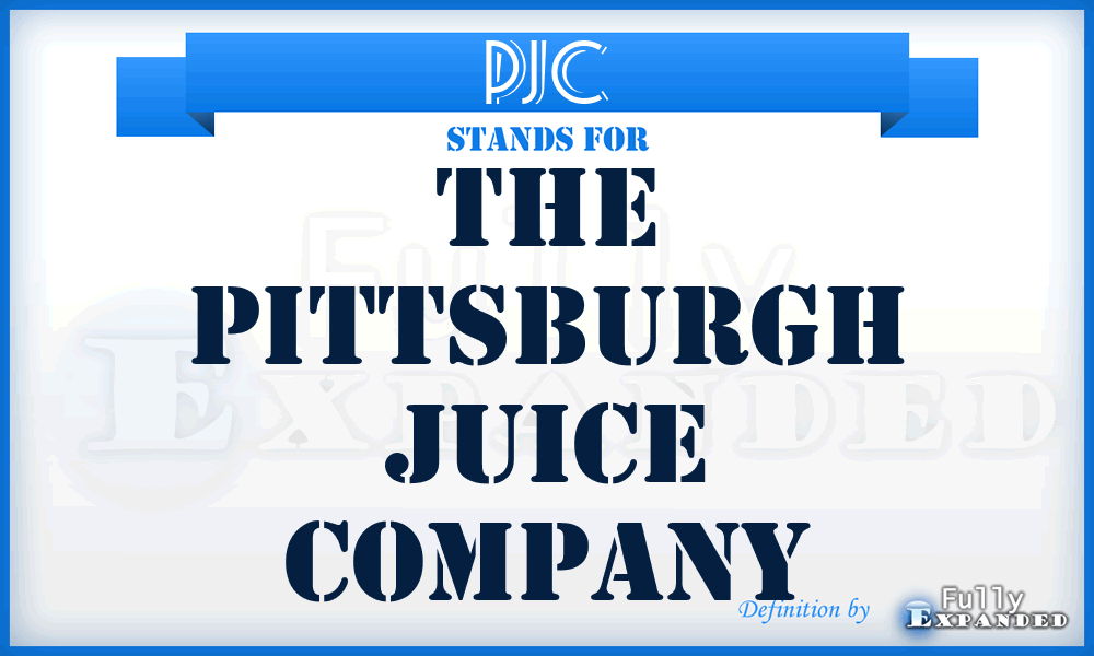 PJC - The Pittsburgh Juice Company