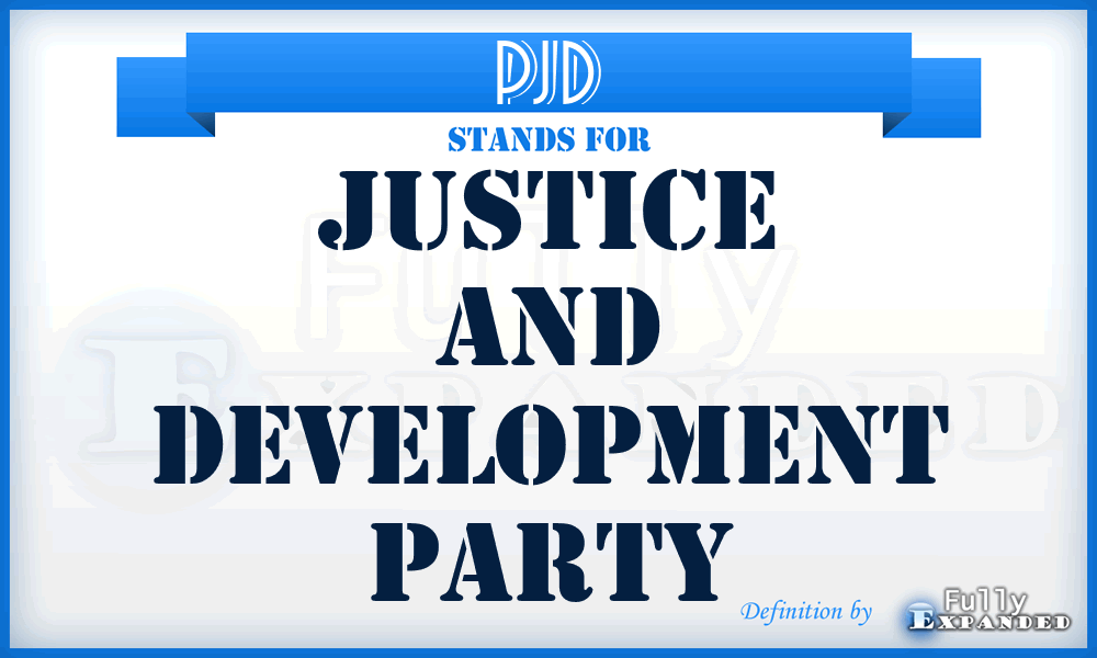 PJD - Justice and Development Party