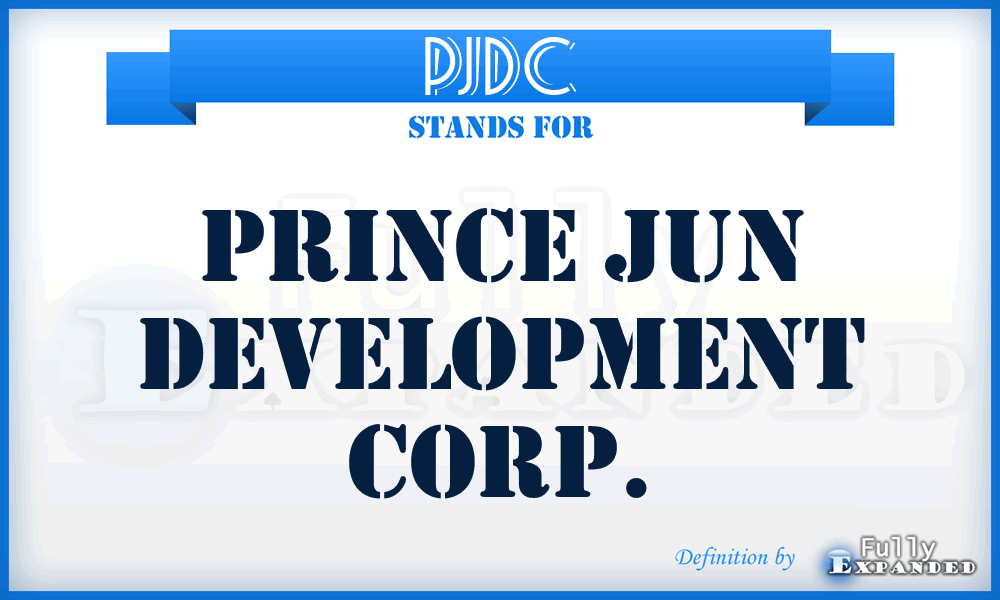 PJDC - Prince Jun Development Corp.