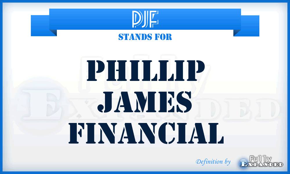 PJF - Phillip James Financial