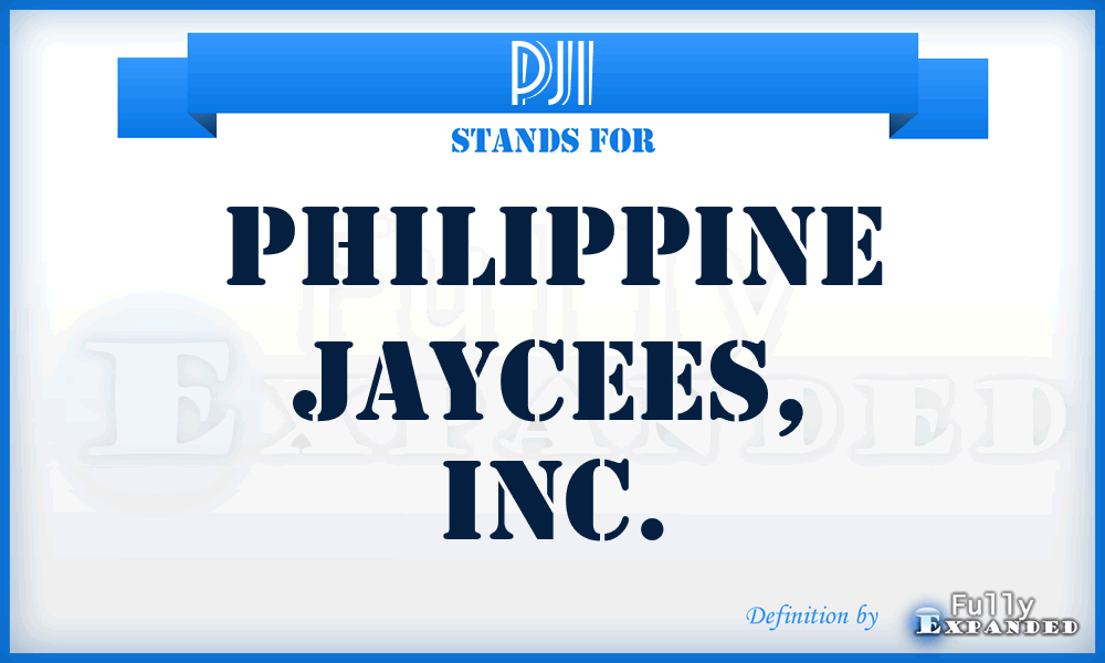 PJI - Philippine Jaycees, Inc.