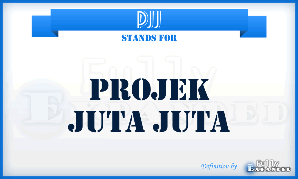 PJJ - Projek Juta Juta