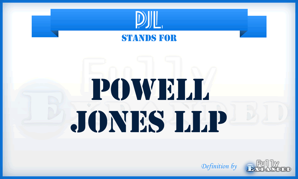 PJL - Powell Jones LLP