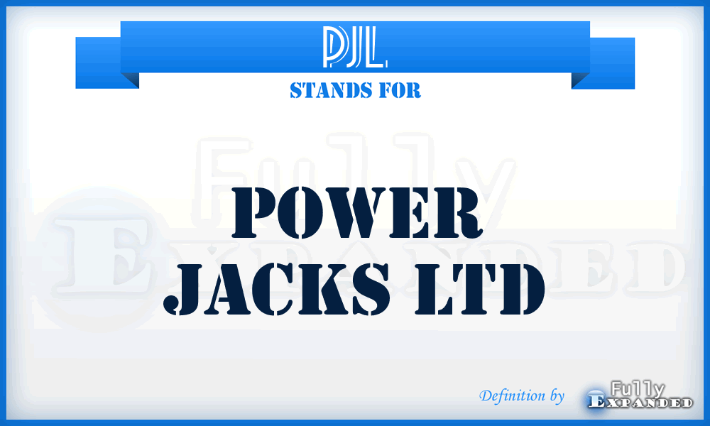 PJL - Power Jacks Ltd