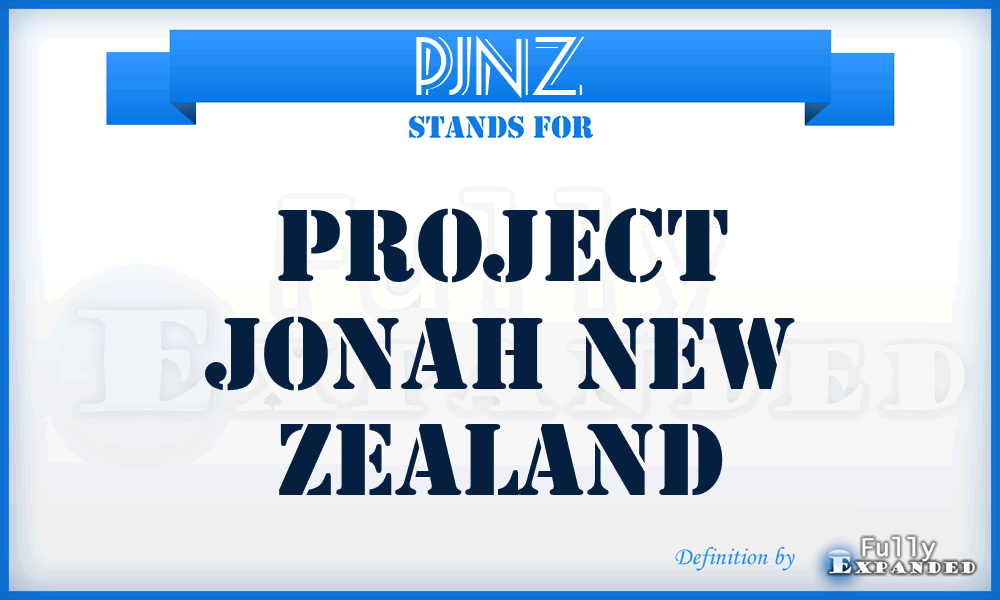 PJNZ - Project Jonah New Zealand