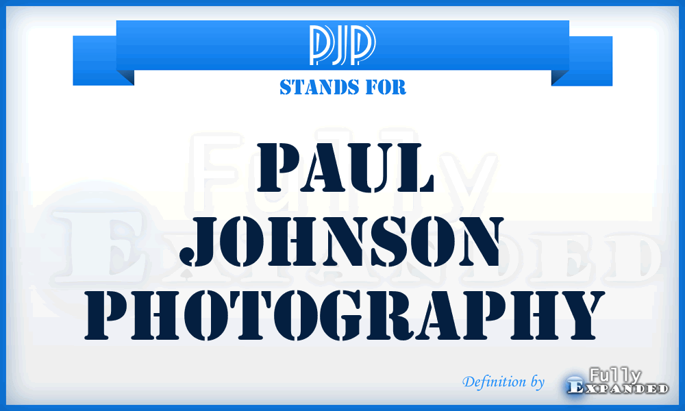 PJP - Paul Johnson Photography