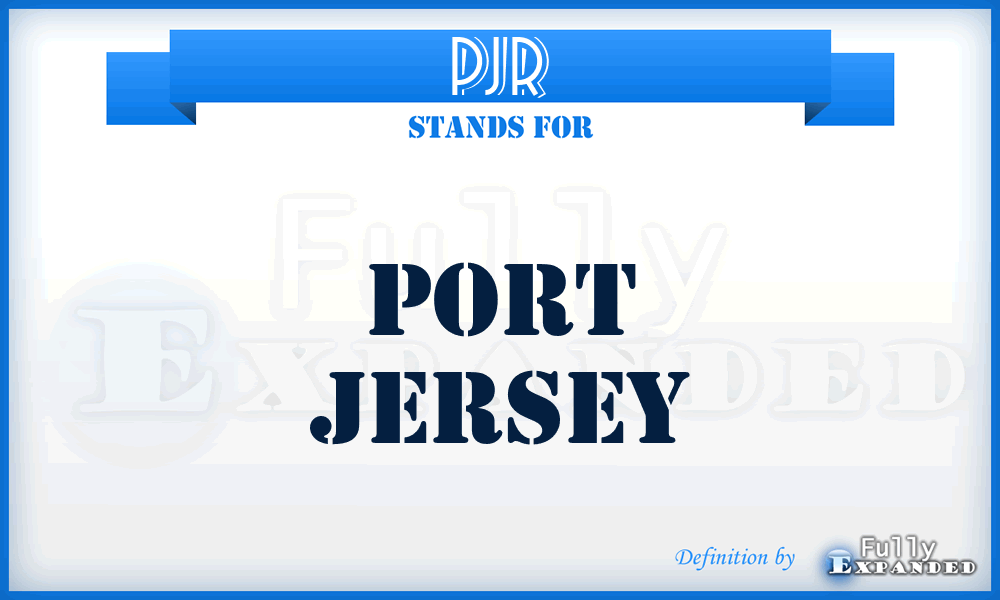 PJR - Port Jersey