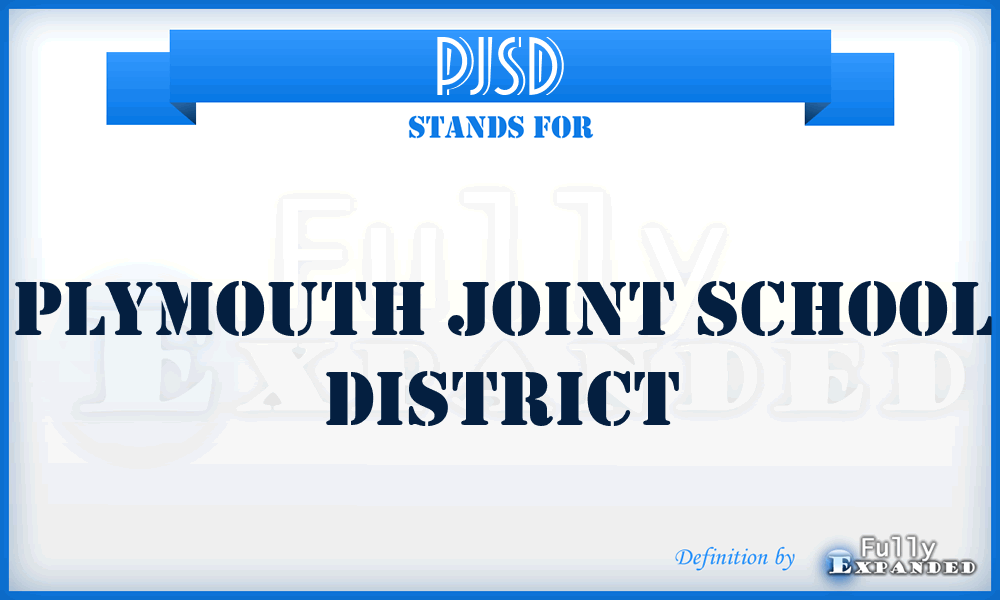 PJSD - Plymouth Joint School District