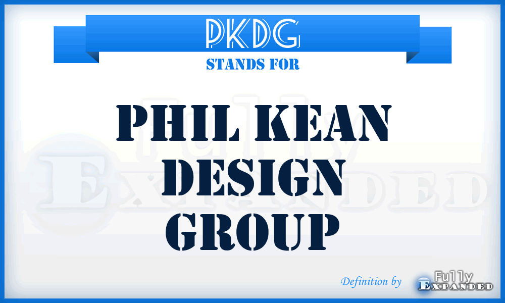 PKDG - Phil Kean Design Group