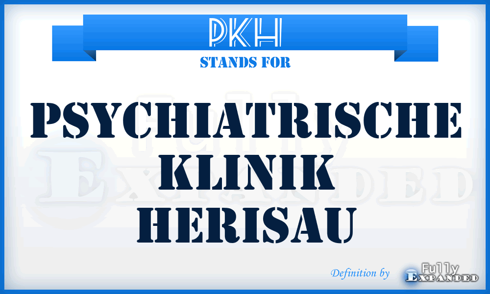 PKH - Psychiatrische Klinik Herisau