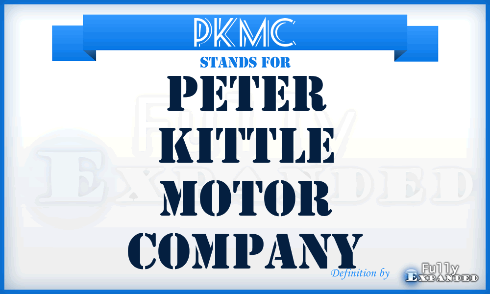 PKMC - Peter Kittle Motor Company