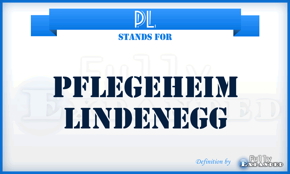 PL - Pflegeheim Lindenegg